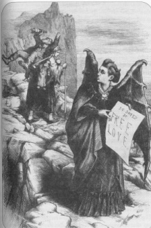 Nast's cartoon of VCW as "Mrs. Satan"